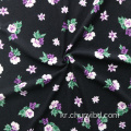 여름 티셔츠/드레스에 적합한 작은 아름다운 꽃 패턴 2 쪽 복숭아 싱글 저지 직물